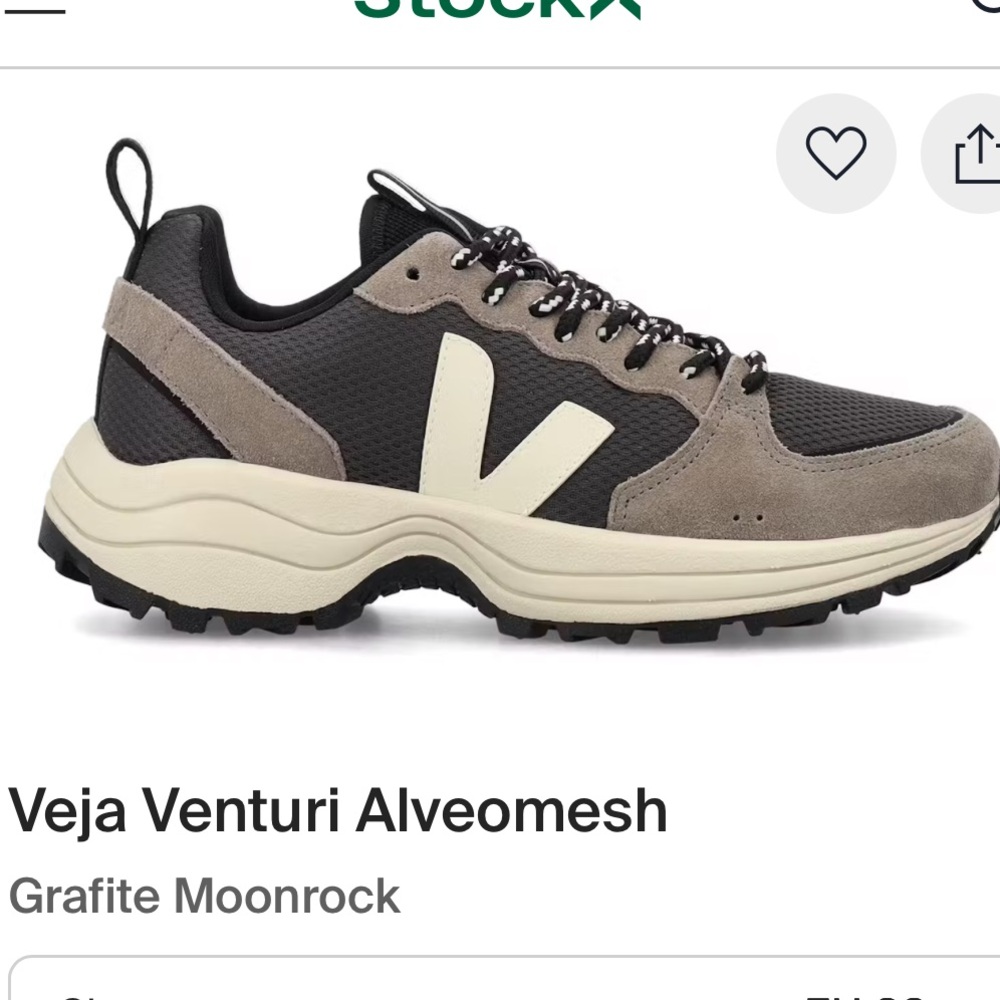 Veja Venturi Alveomesh Sneakers - Black and Tan